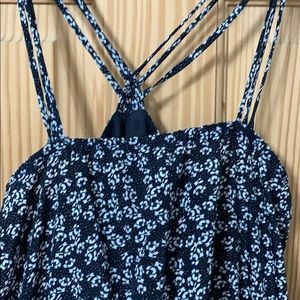 Women’s Maurices Navy Floral Sundress M